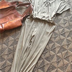 NWOT Ralph Lauren Tan Jumpsuit